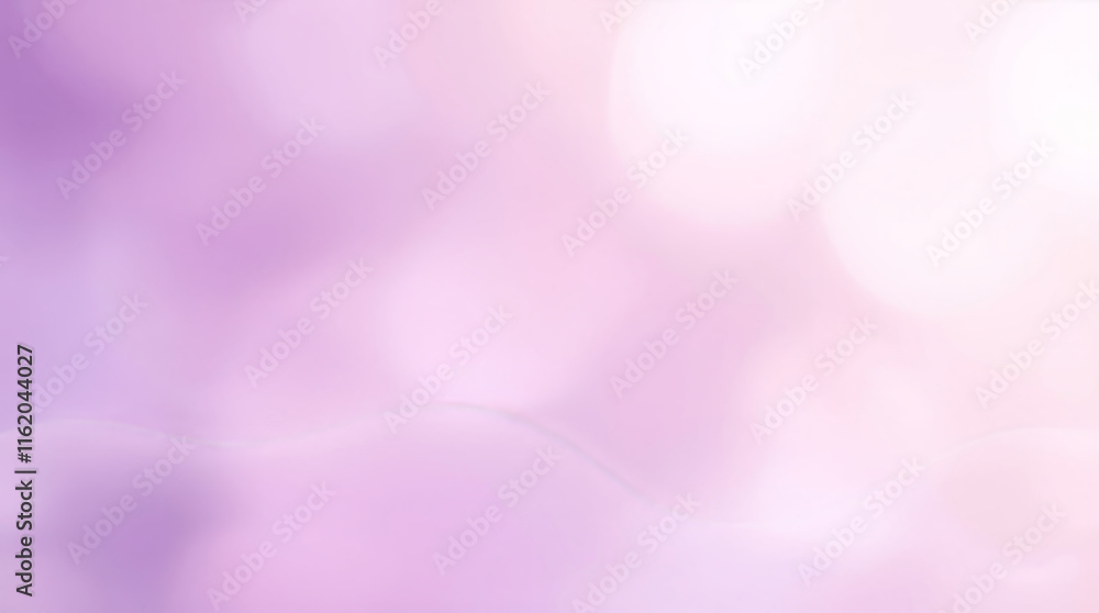Aufkleber abstract light purple background with wavy line and bokeh effect