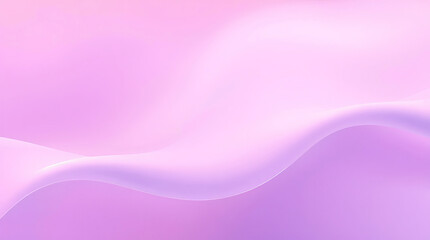 Fototapeta premium Smooth flowing pastel purple gradient creating abstract wave pattern