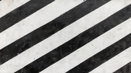 Fototapeta premium Black and White Diagonal Stripes Texture Background