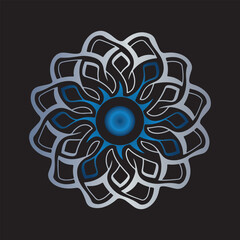 Intricate mandala art detailed geometric pattern