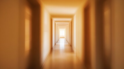 blur image background of corridor in hospital