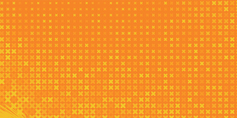 Dot yellow orange color pattern screen led light gradient texture background. Abstract technology big data digital background. 3d rendering.