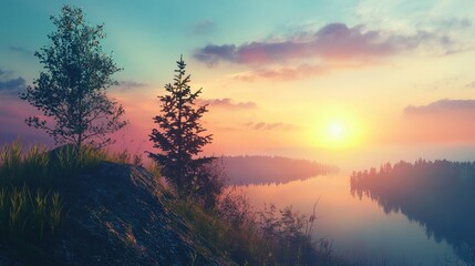 Obraz premium A digital wallpaper featuring a powerful motivational quote against a scenic background.