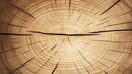 Fototapeta premium Cross Section of a Weathered Tree Trunk Texture