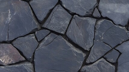 Fototapeta premium Dark Gray Irregular Stone Wall Texture Background (1)