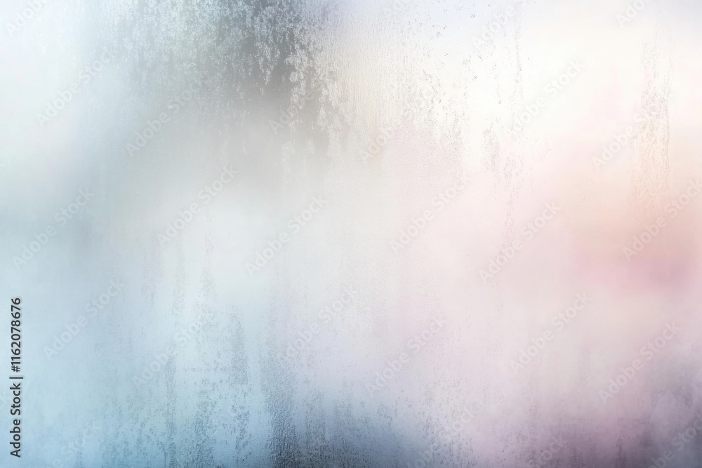 Poster Reflections of human emotions in a blurred mirror with ample copy space for personal expression. Generative AI
