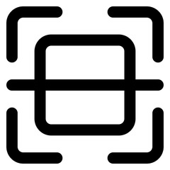 Fototapeta premium scan icon