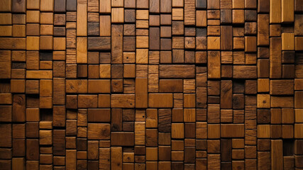 Wooden parquet wall texture background. Close-up of wood texture. Abstract wood pattern background. AI-Generated