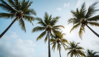 palm trees on the beach
