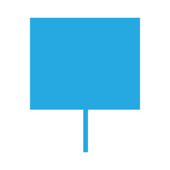  blue  Computer icon, representing technology, work, or digital devices.