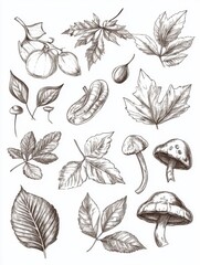 Ecology sketch icon set for web, mobile and infographics. Hand drawn ecology icon set. Ecology vector icon set. Ecology icon set isolated on white background.