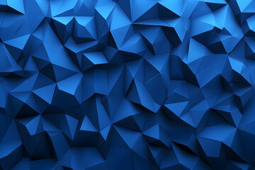 Fototapeta premium Abstract 3D Blue Geometric Background