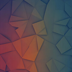 Obraz premium Abstract 3D Background, Geometric Polygonal Texture