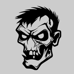 design logo  vector art character zombie