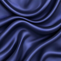 Fototapeta premium Deep Blue Silk Drape Abstract Background