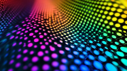Fototapeta premium Abstract Rainbow Colored Dots Pattern Background