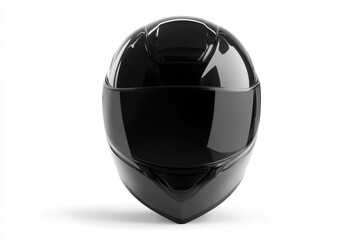 single motorcycle isolated