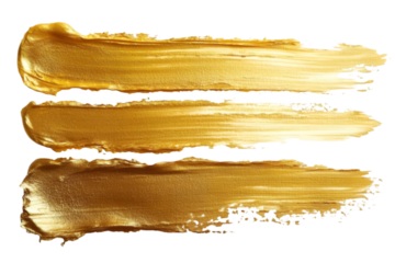 Golden paint strokes to make a background