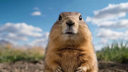 A Groundhog Day guessing game where kids predict if the groundhog will see its shadow, with prizes for correct guesses, interactive and exciting 
