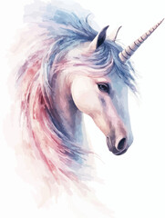 Luxury unicorn head