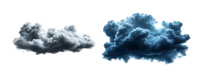 Cloud isolated on white background
