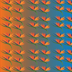 seamless pattern with autumn leaves