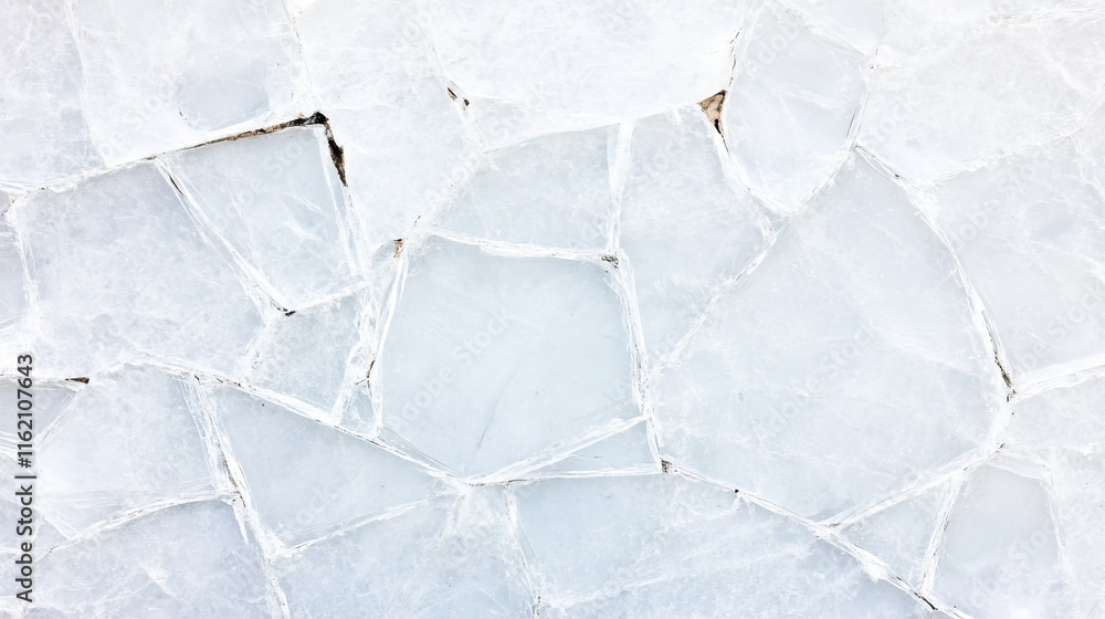 Poster fractured ice surface texture background image