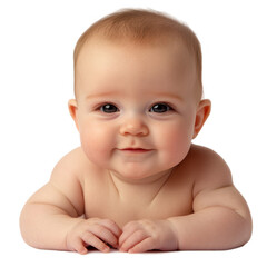 portrait of a baby, PNG