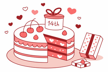 birthday cake with candles