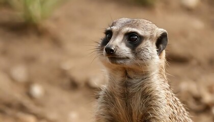 Fototapeta premium meerkat on the lookout