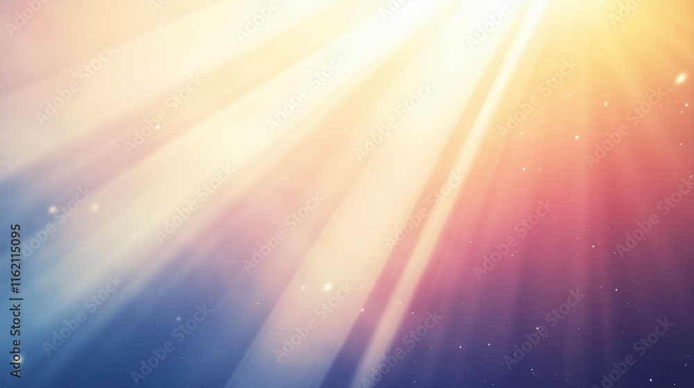 Poster a cosmic-like particle burst with shimmering colors that radiate outward from the center. the subtle