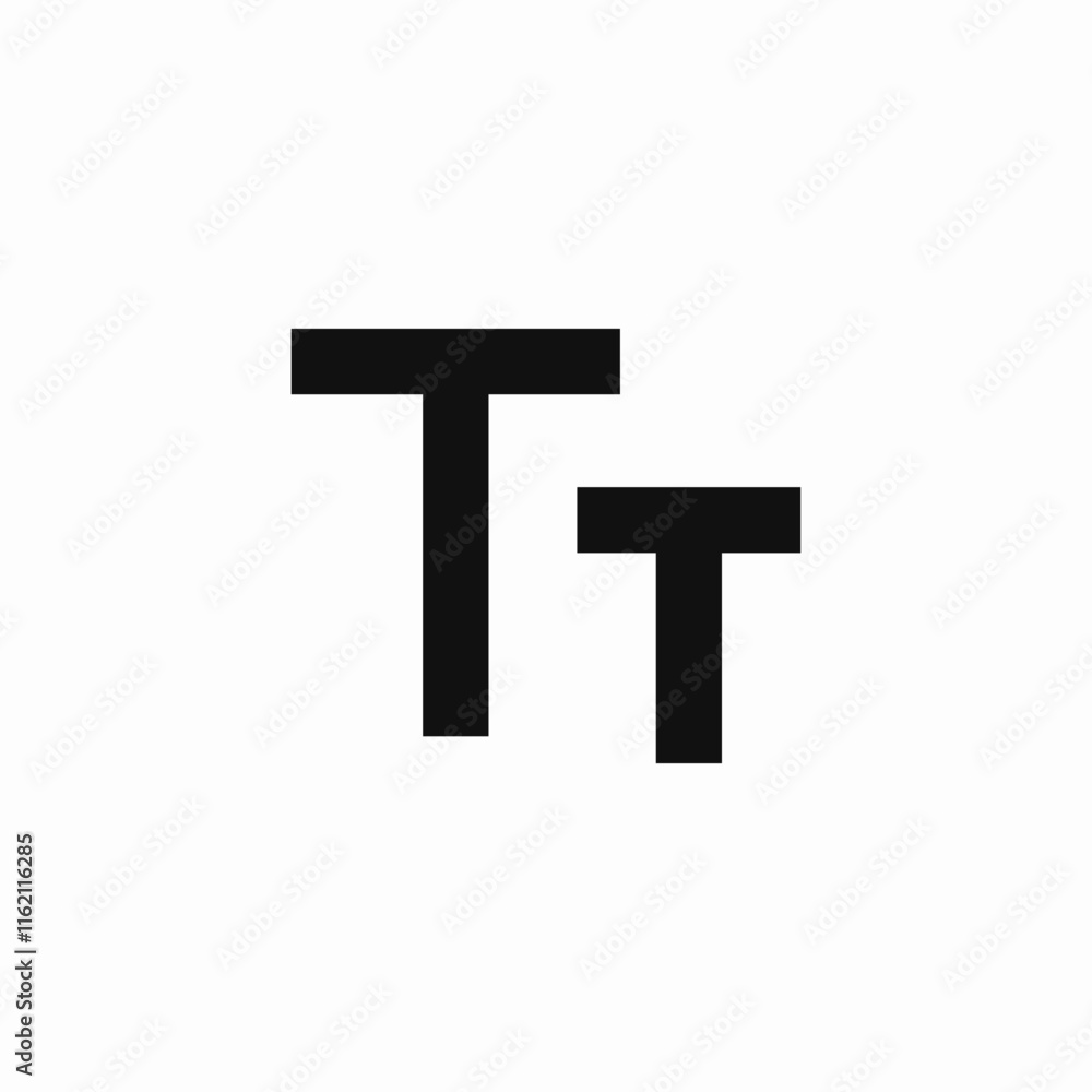 Poster text format font style type icon vector sign