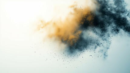 A minimalist explosion of pastel particles creating a soft gradient effect. The delicate composition radiates warmth and subtlety, ideal for elegant and serene design projects.