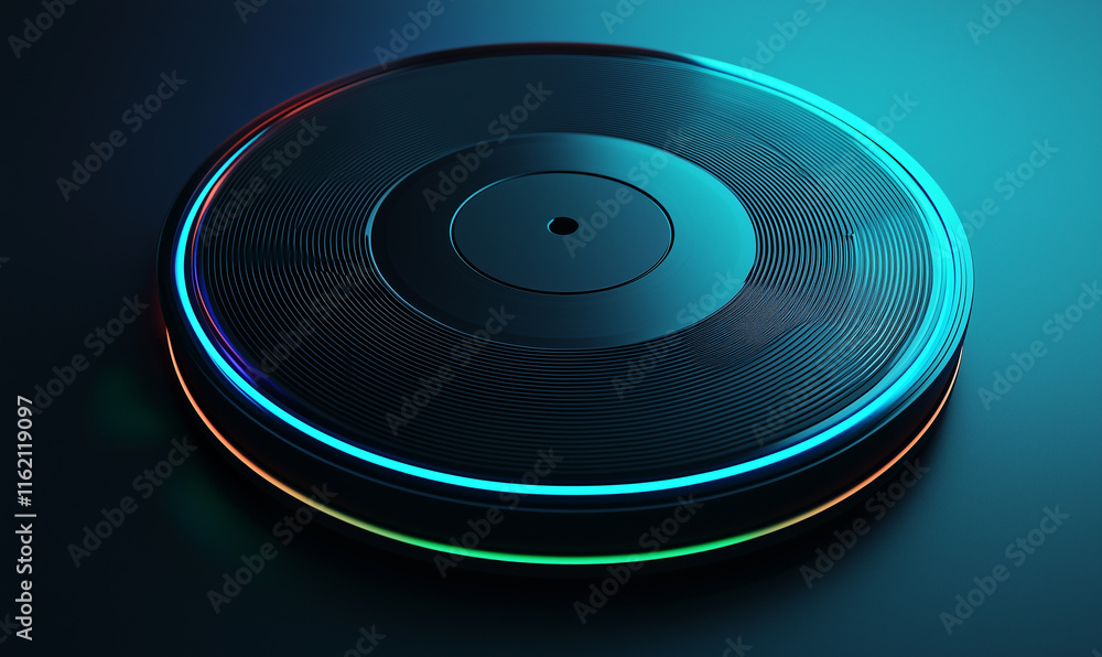 Poster exploring vinyl record digital music a comprehensive guide to streaming platforms playlists and musi