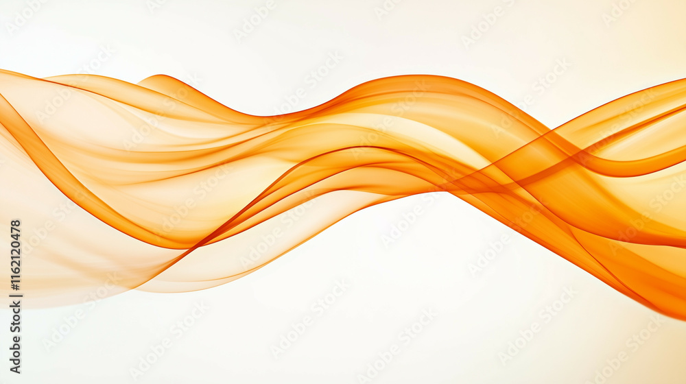 Poster a stream of glowing yellow particles moving from left to right in a gentle wave-like motion. the smo