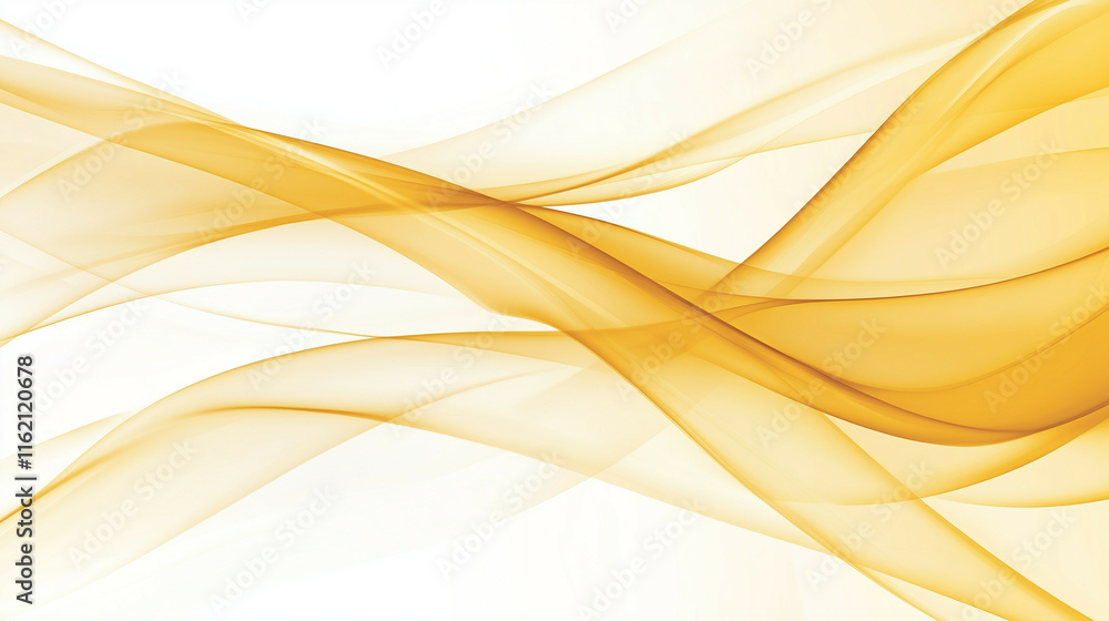 Poster a stream of glowing yellow particles moving from left to right in a gentle wave-like motion. the smo