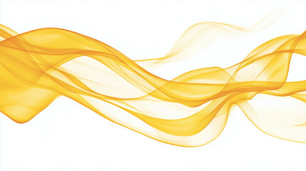 A stream of glowing yellow particles moving from left to right in a gentle wave-like motion. The smooth flow and bright hue create a calm and soothing design.