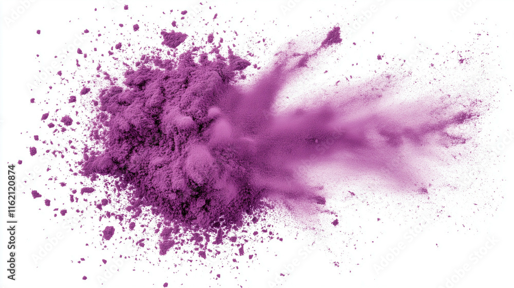 Poster a subtle explosion of light pink particles fading into a soft lavender hue. the smooth gradient effe