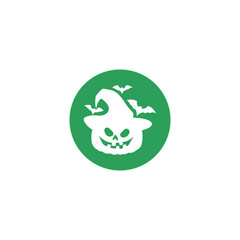 Halloween icon isolated on transparent background