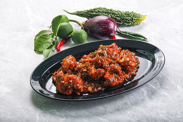 Chinese cuisine - Chicken manchurian gravy