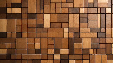 Fototapeta premium Wooden parquet wall texture background. Close-up of wood texture. Abstract wood pattern background. AI-Generated