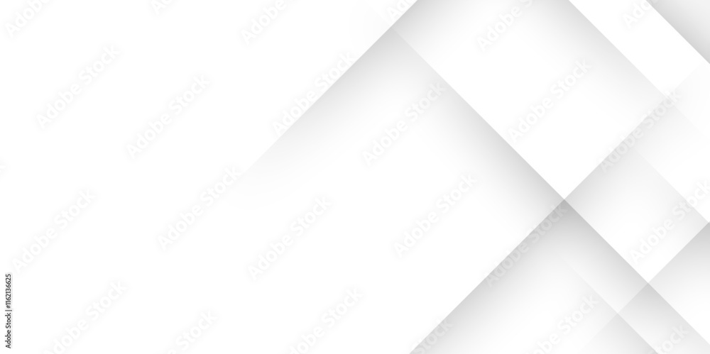 Fototapete Elegant abstract background with grey lines with shadow. modern abstract gray line light dynamic shape composition background. Gray and white geometric background with copy space. , Modern design.	