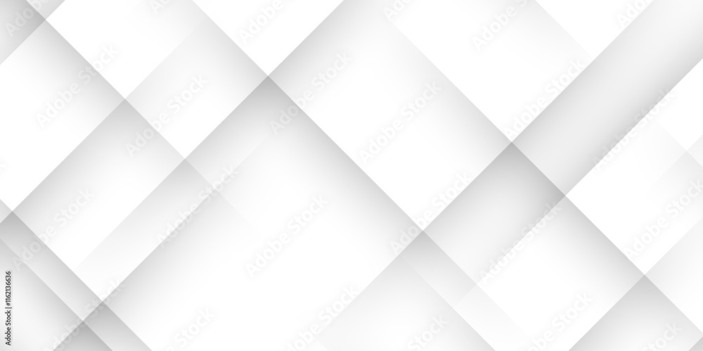 Fototapete Elegant abstract background with grey lines with shadow. modern abstract gray line light dynamic shape composition background. Gray and white geometric background with copy space. , Modern design.	