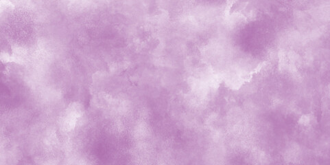 Purple canvas texture background with smoke, purple grunge texture old stained watercolor grunge, Grunge purple smoke texture with white clouds, watercolor abstract Handmade texture of old grunge.