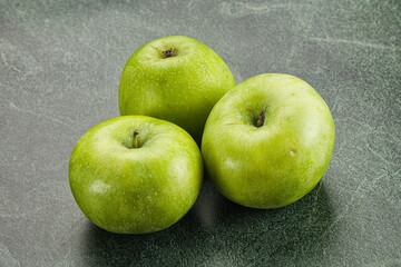 Sweet and juicy green apple