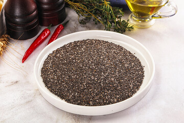 Vegan cuisine - Chia seeds for cooking