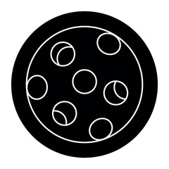 Pickleball ball color line icon. Sign for web page, mobile app,