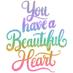 rainbow hand lettering motivation and inspiration positive quote