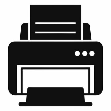 black printer printing paper clip art preview