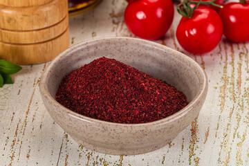 Natural organic Sumah powder for culinary